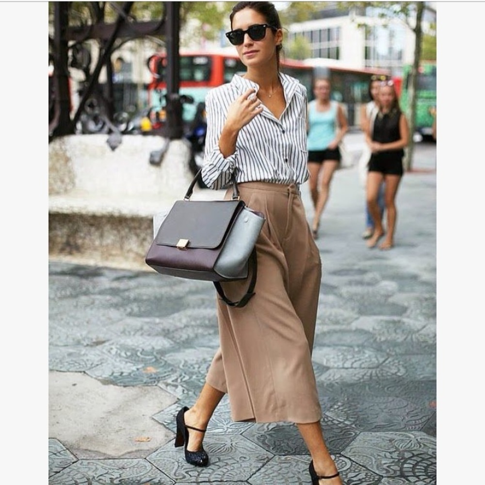 Tan Culotte Trousers